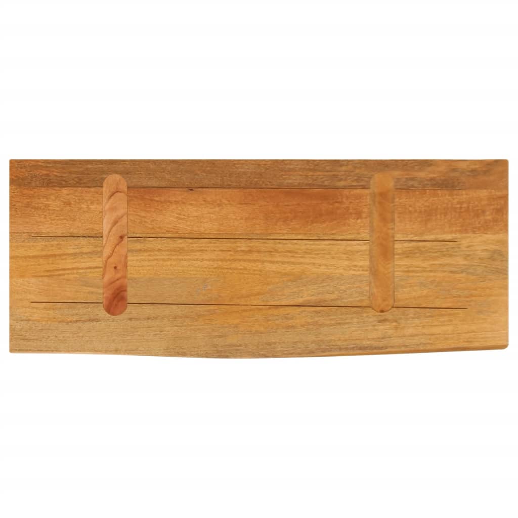 Tafelblad met natuurlijke rand 80x30x3,8 cm massief mangohout is nu te koop bij PeponiXL, paradijselijk wonen!