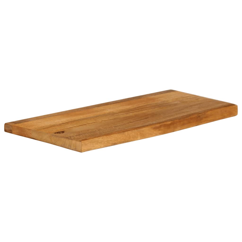 Tafelblad met natuurlijke rand 90x30x3,8 cm massief mangohout is nu te koop bij PeponiXL, paradijselijk wonen!