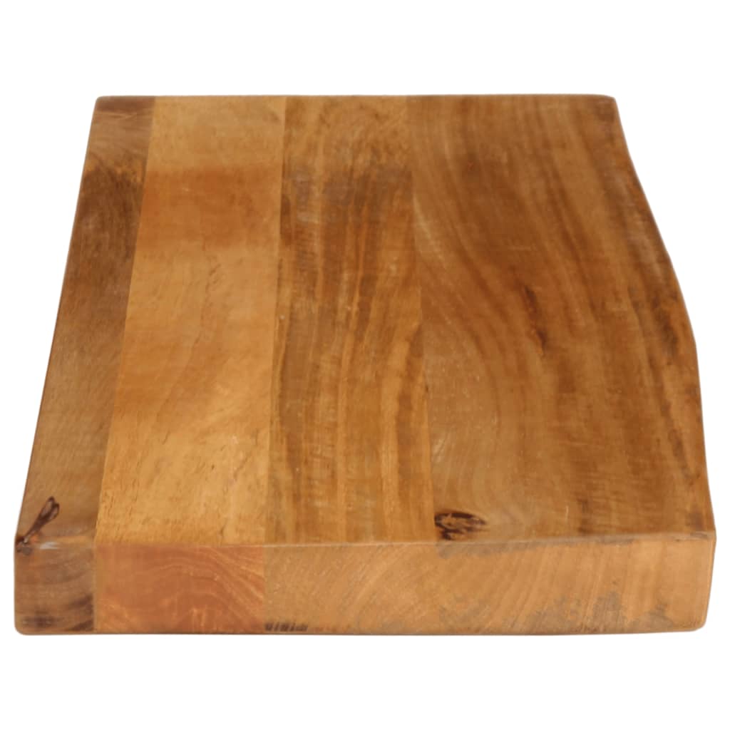 Tafelblad met natuurlijke rand 90x30x3,8 cm massief mangohout is nu te koop bij PeponiXL, paradijselijk wonen!