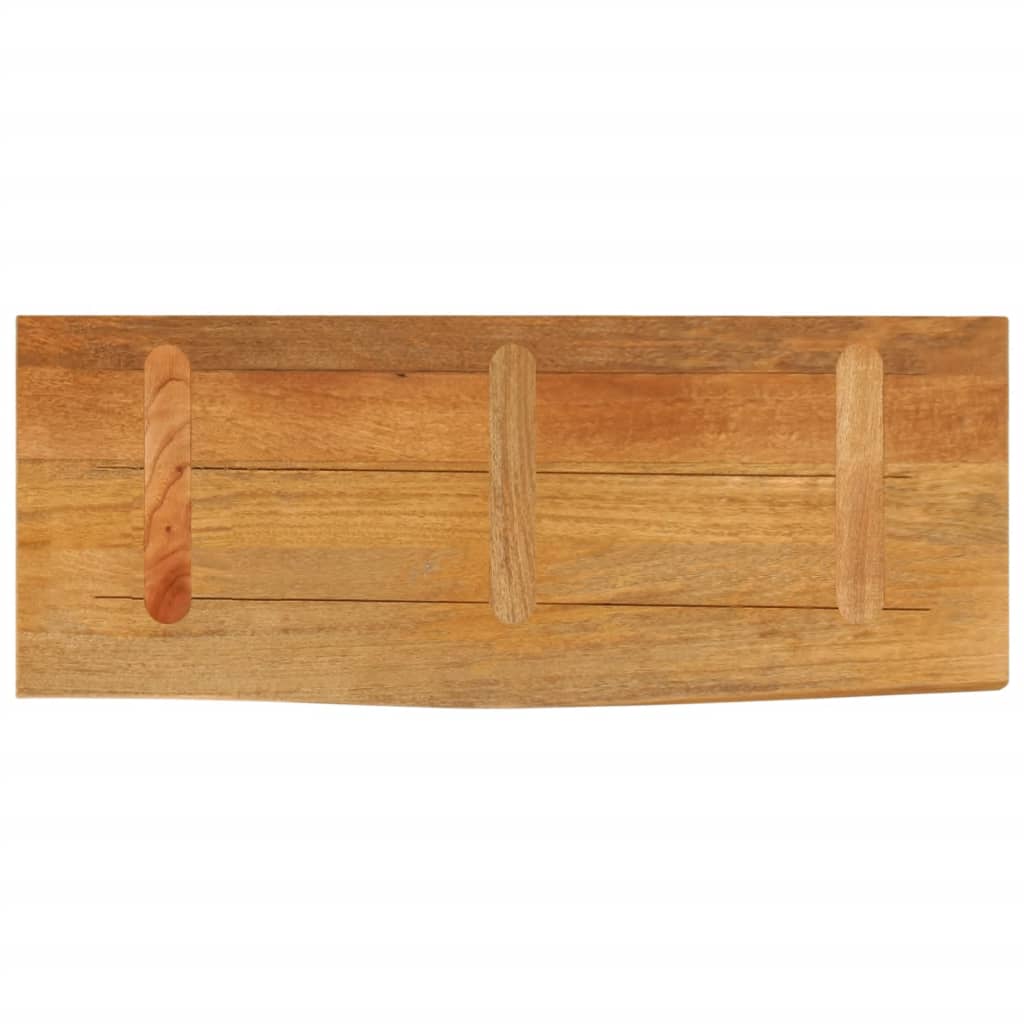 Tafelblad met natuurlijke rand 90x30x3,8 cm massief mangohout is nu te koop bij PeponiXL, paradijselijk wonen!
