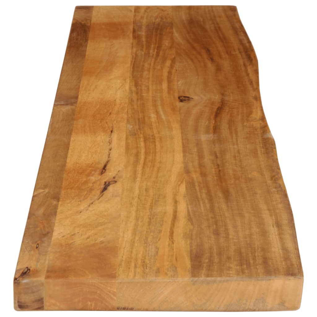 Tafelblad met natuurlijke rand 160x30x3,8 cm massief mangohout is nu te koop bij PeponiXL, paradijselijk wonen!