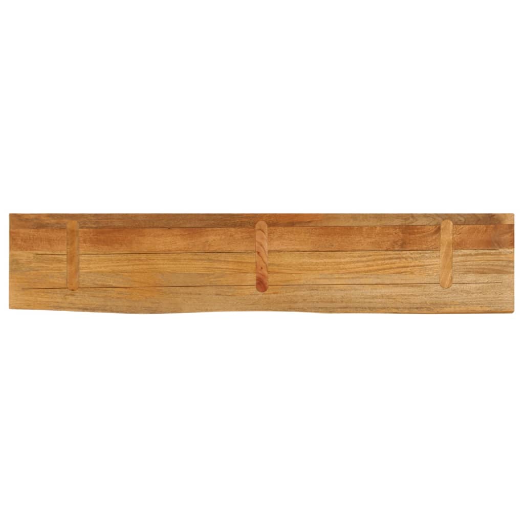 Tafelblad met natuurlijke rand 160x30x3,8 cm massief mangohout is nu te koop bij PeponiXL, paradijselijk wonen!