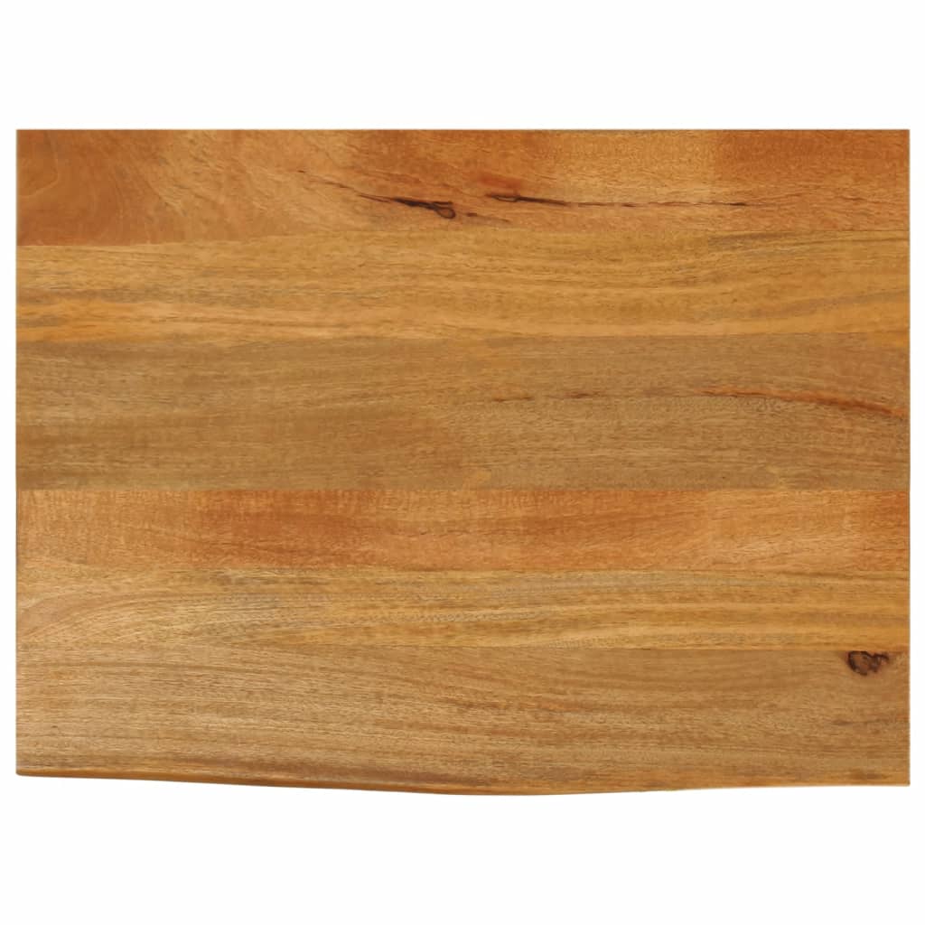 Tafelblad met natuurlijke rand 70x60x3,8 cm massief mangohout is nu te koop bij PeponiXL, paradijselijk wonen!