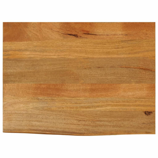 Tafelblad met natuurlijke rand 70x60x3,8 cm massief mangohout is nu te koop bij PeponiXL, paradijselijk wonen!