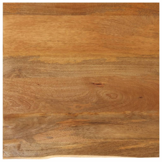 Tafelblad met natuurlijke rand 80x80x3,8 cm massief mangohout is nu te koop bij PeponiXL, paradijselijk wonen!