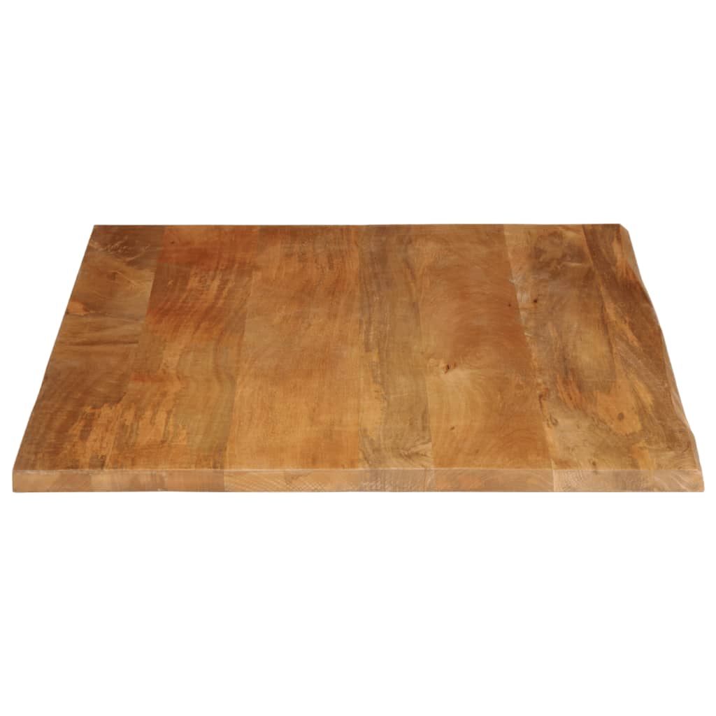 Tafelblad met natuurlijke rand 90x80x3,8 cm massief mangohout is nu te koop bij PeponiXL, paradijselijk wonen!