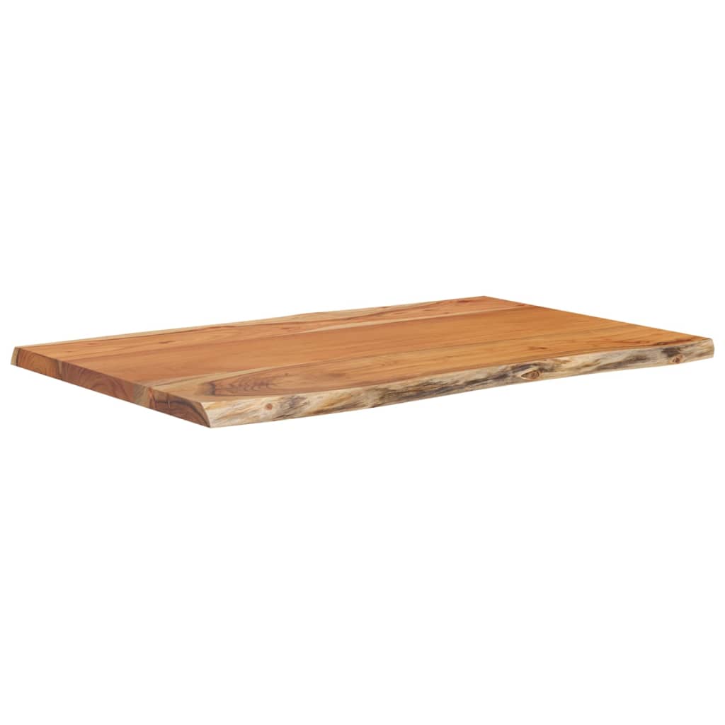 Tafelblad rechthoekig natuurlijke rand 60x40x2,5 cm acaciahout is nu te koop bij PeponiXL, paradijselijk wonen!