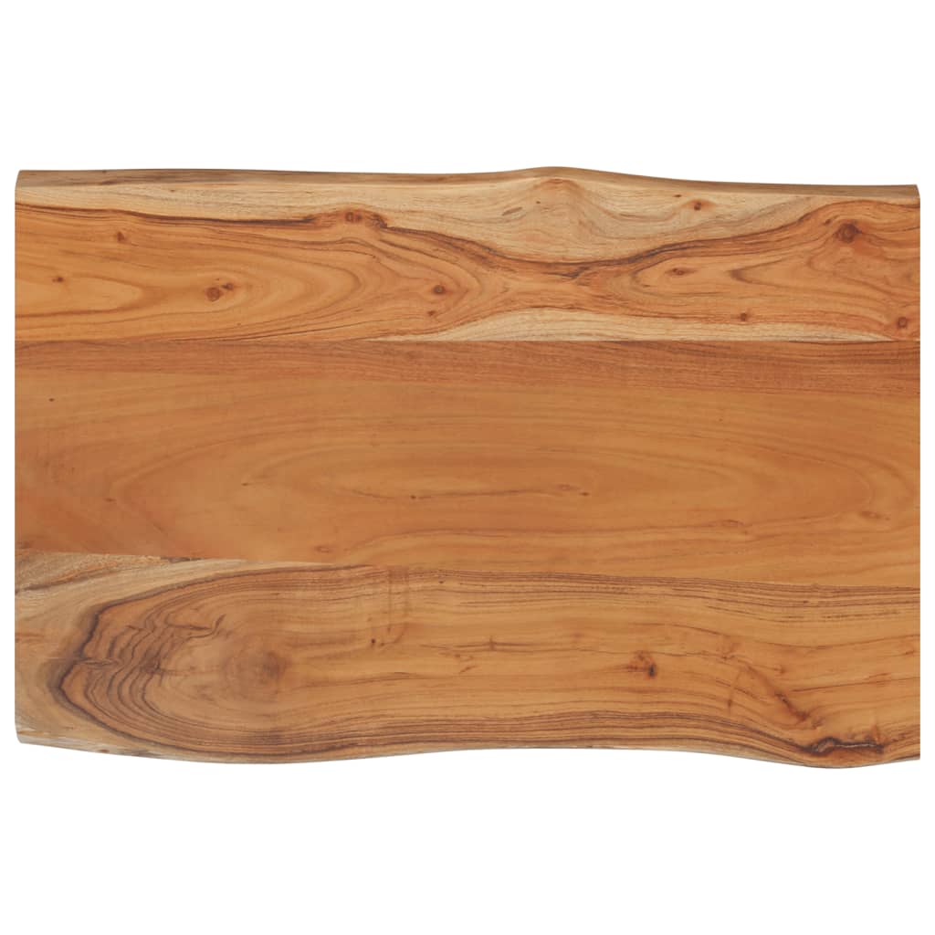 Tafelblad rechthoekig natuurlijke rand 60x40x2,5 cm acaciahout is nu te koop bij PeponiXL, paradijselijk wonen!