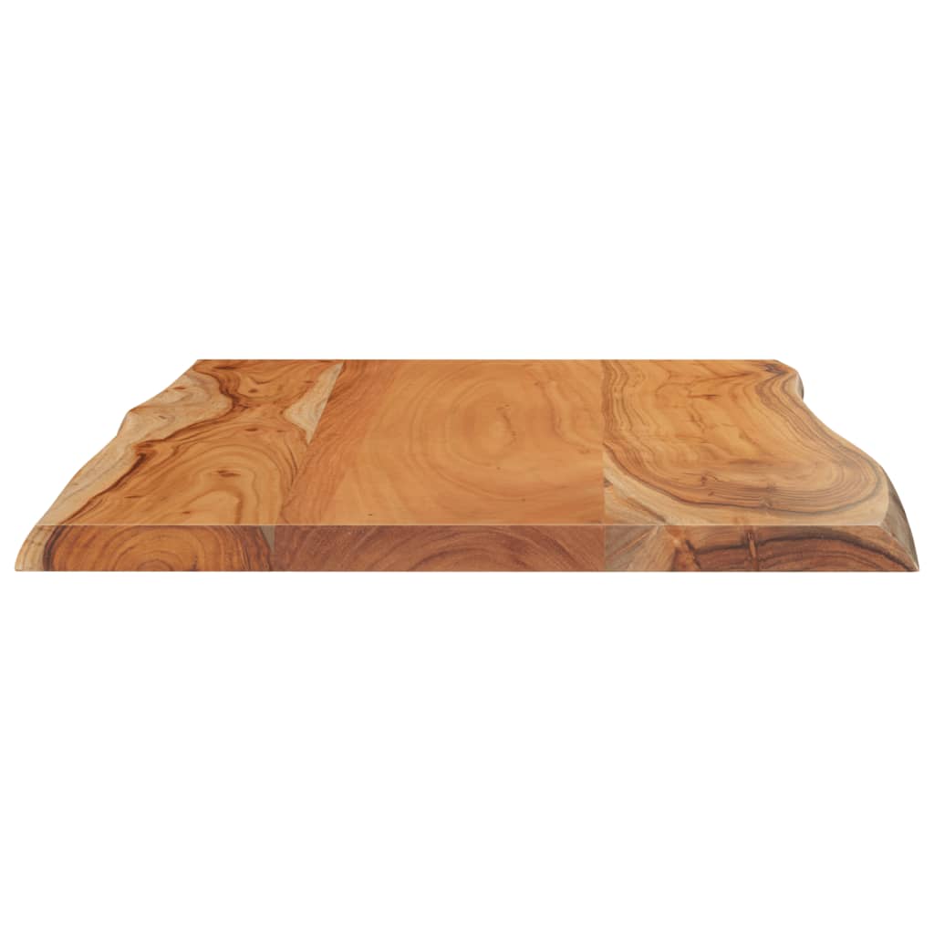 Tafelblad rechthoekig natuurlijke rand 60x40x2,5 cm acaciahout is nu te koop bij PeponiXL, paradijselijk wonen!