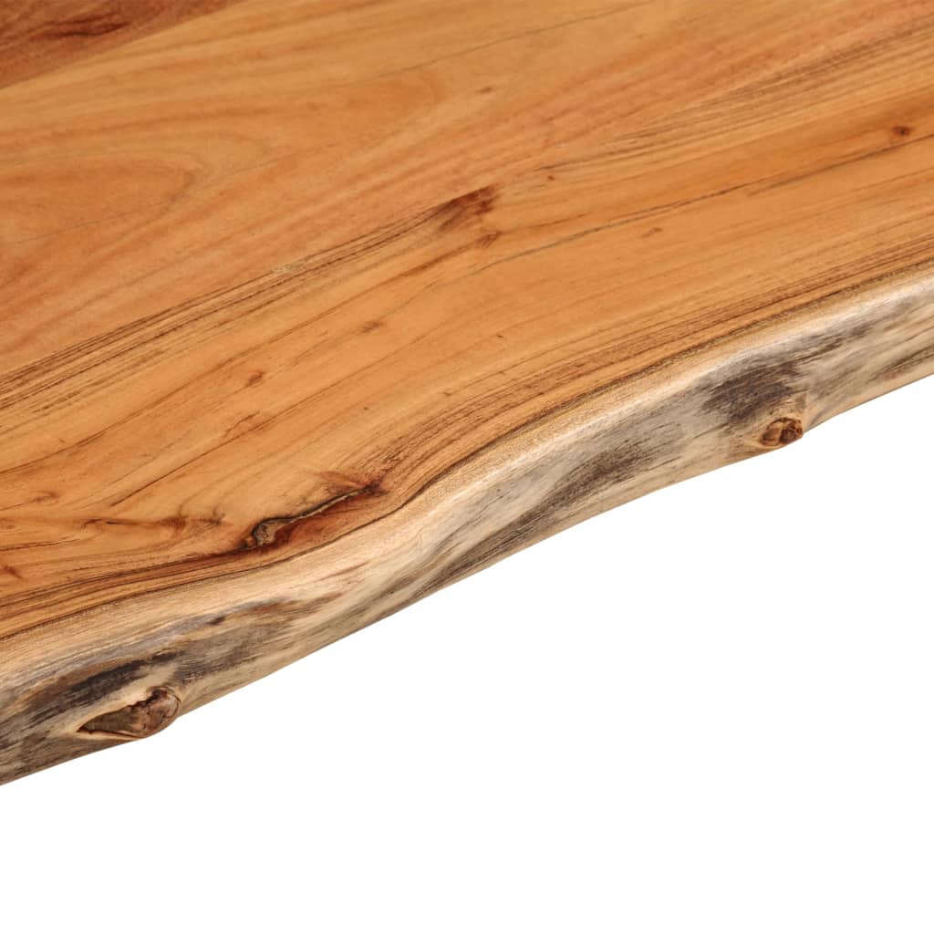 Tafelblad rechthoekig natuurlijke rand 60x40x2,5 cm acaciahout is nu te koop bij PeponiXL, paradijselijk wonen!
