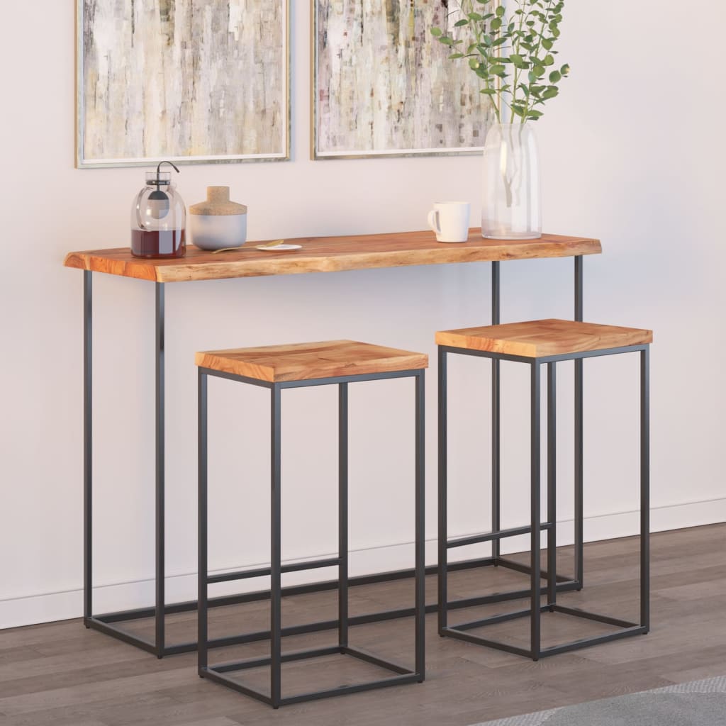 Tafelblad rechthoekig natuurlijke rand 110x40x2,5 cm acaciahout is nu te koop bij PeponiXL, paradijselijk wonen!