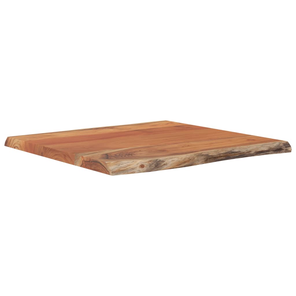 Tafelblad vierkant natuurlijke rand 60x60x2,5 cm acaciahout is nu te koop bij PeponiXL, paradijselijk wonen!