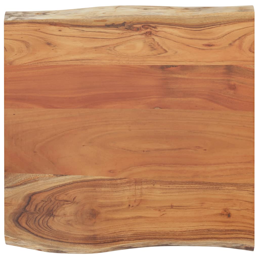 Tafelblad vierkant natuurlijke rand 60x60x2,5 cm acaciahout is nu te koop bij PeponiXL, paradijselijk wonen!