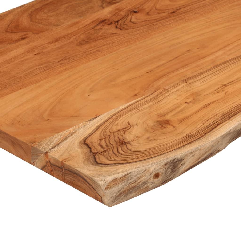 Tafelblad vierkant natuurlijke rand 60x60x2,5 cm acaciahout is nu te koop bij PeponiXL, paradijselijk wonen!
