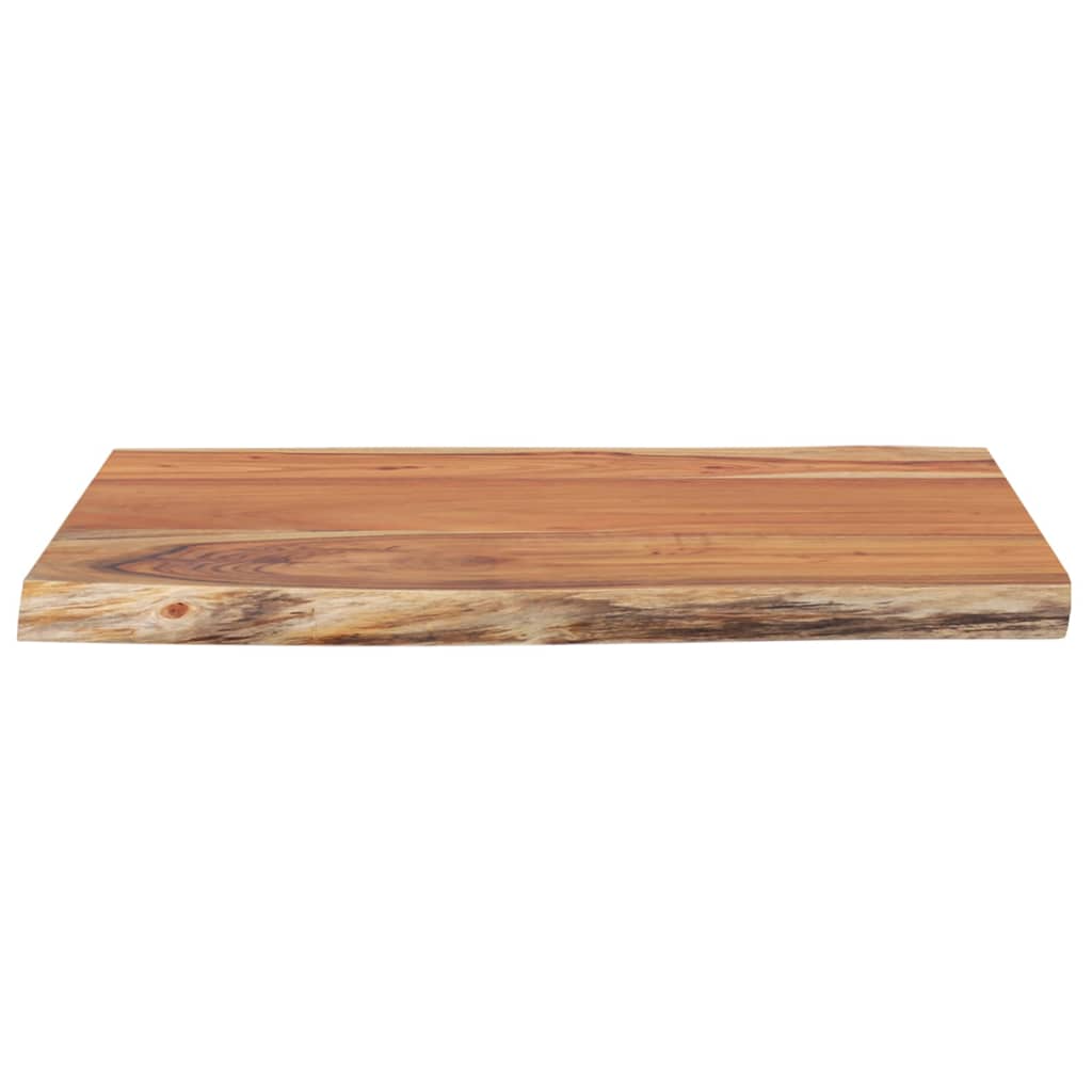 Tafelblad rechthoekig natuurlijke rand 70x60x2,5 cm acaciahout is nu te koop bij PeponiXL, paradijselijk wonen!
