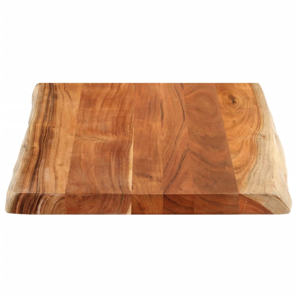 Tafelblad rechthoekig natuurlijke rand 90x60x2,5 cm acaciahout is nu te koop bij PeponiXL, paradijselijk wonen!