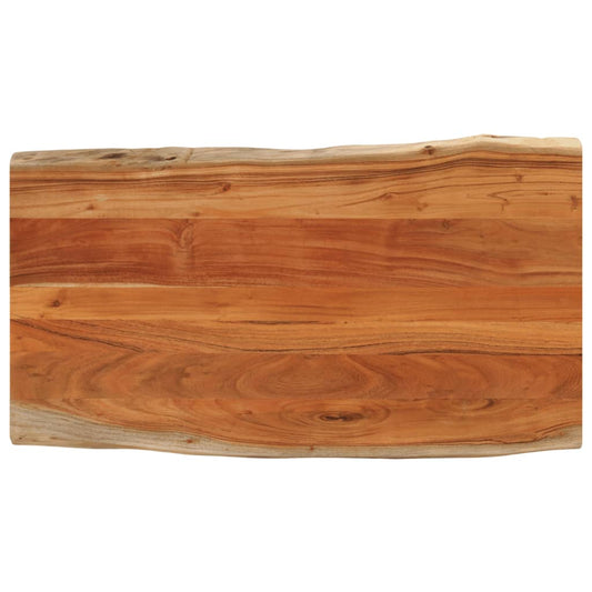 Tafelblad rechthoekig natuurlijke rand 110x60x2,5 cm acaciahout is nu te koop bij PeponiXL, paradijselijk wonen!