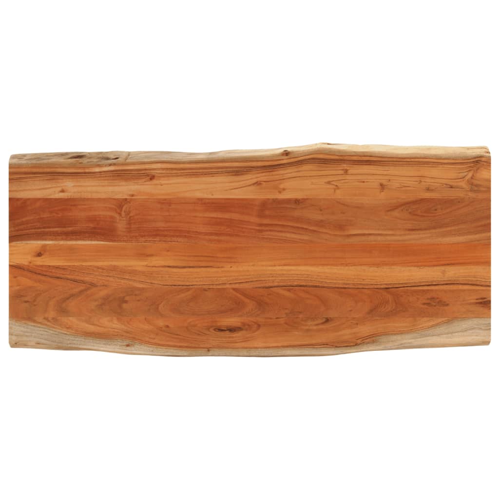Tafelblad rechthoekig natuurlijke rand 140x60x2,5 cm acaciahout is nu te koop bij PeponiXL, paradijselijk wonen!