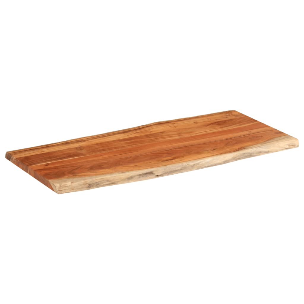 Tafelblad rechthoekig natuurlijke rand 140x60x2,5 cm acaciahout is nu te koop bij PeponiXL, paradijselijk wonen!