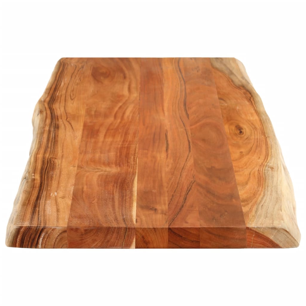Tafelblad rechthoekig natuurlijke rand 140x60x2,5 cm acaciahout is nu te koop bij PeponiXL, paradijselijk wonen!