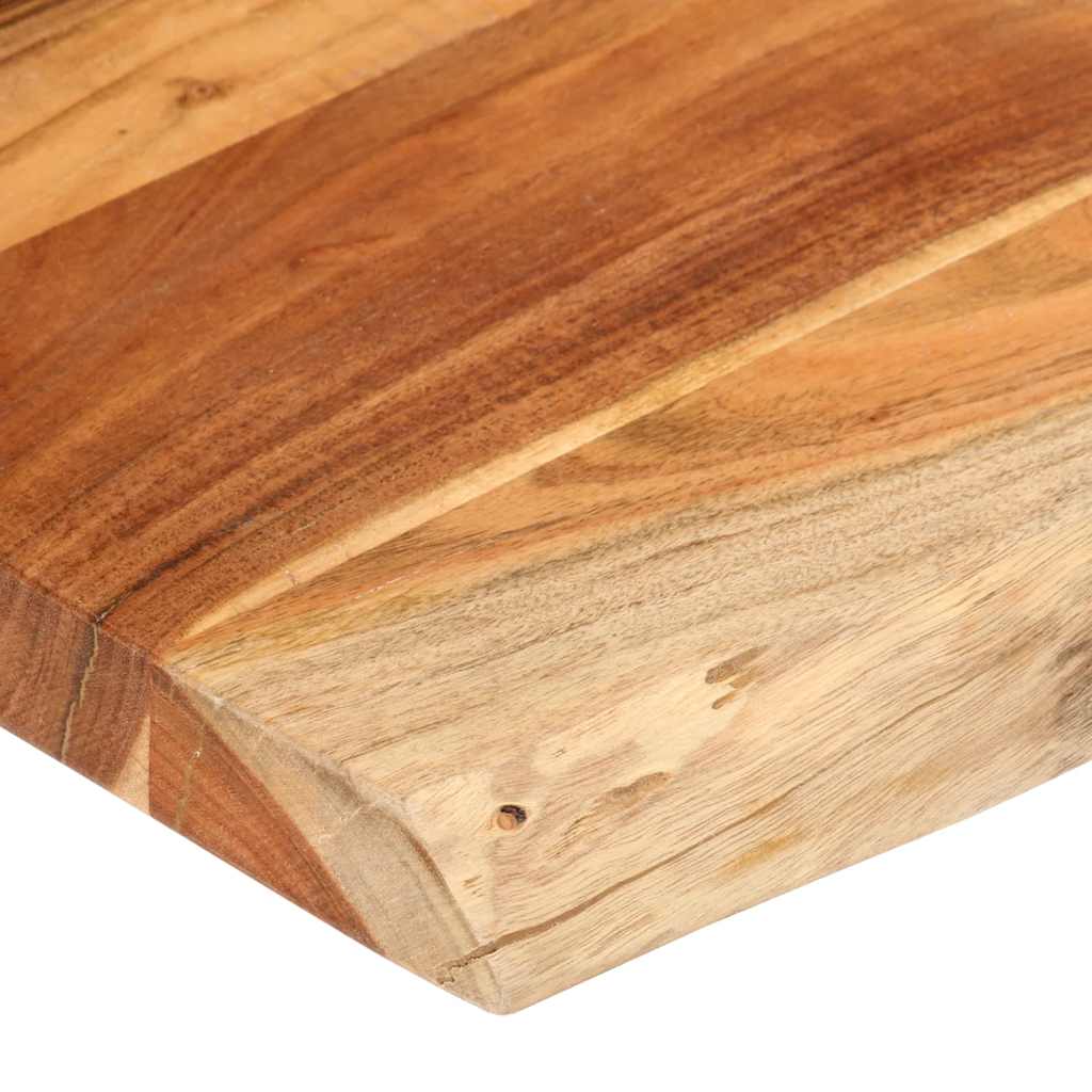 Tafelblad rechthoekig natuurlijke rand 140x60x2,5 cm acaciahout is nu te koop bij PeponiXL, paradijselijk wonen!