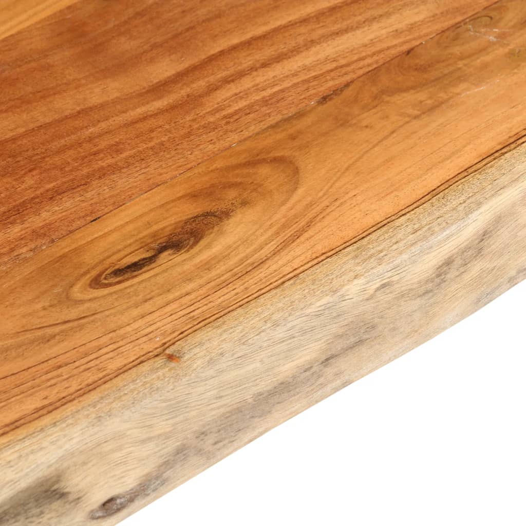 Tafelblad rechthoekig natuurlijke rand 140x60x2,5 cm acaciahout is nu te koop bij PeponiXL, paradijselijk wonen!