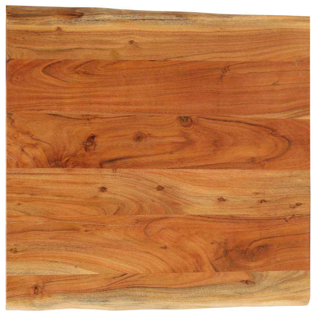 Tafelblad vierkant natuurlijke rand 80x80x2,5 cm acaciahout is nu te koop bij PeponiXL, paradijselijk wonen!