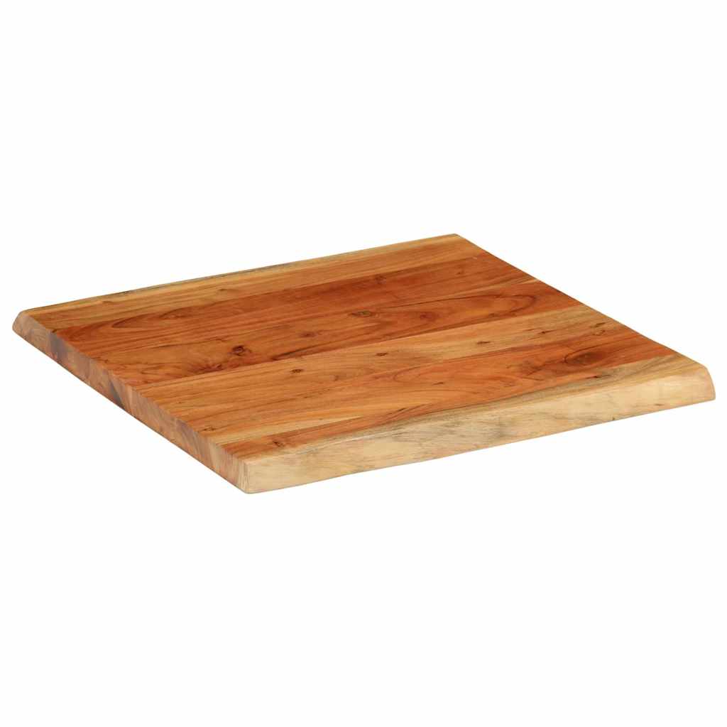 Tafelblad vierkant natuurlijke rand 80x80x2,5 cm acaciahout is nu te koop bij PeponiXL, paradijselijk wonen!