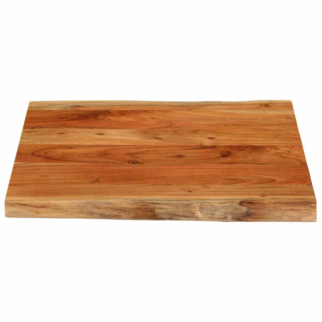 Tafelblad vierkant natuurlijke rand 80x80x2,5 cm acaciahout is nu te koop bij PeponiXL, paradijselijk wonen!