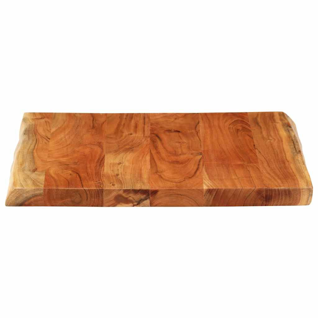 Tafelblad vierkant natuurlijke rand 80x80x2,5 cm acaciahout is nu te koop bij PeponiXL, paradijselijk wonen!