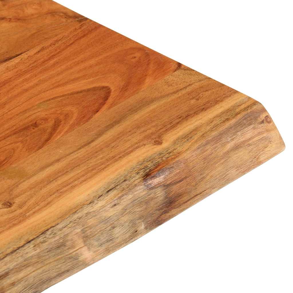 Tafelblad vierkant natuurlijke rand 80x80x2,5 cm acaciahout is nu te koop bij PeponiXL, paradijselijk wonen!