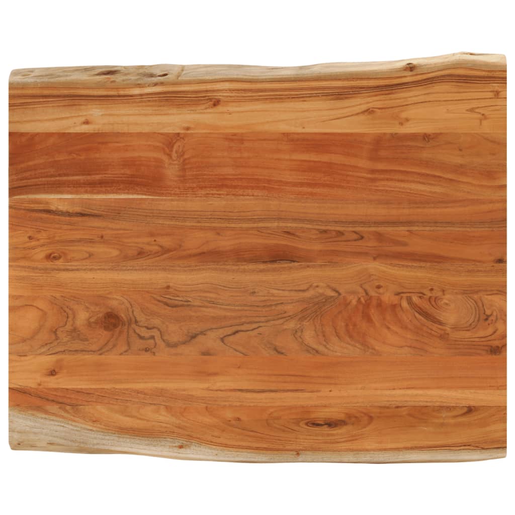 Tafelblad rechthoekig natuurlijke rand 110x80x2,5 cm acaciahout is nu te koop bij PeponiXL, paradijselijk wonen!