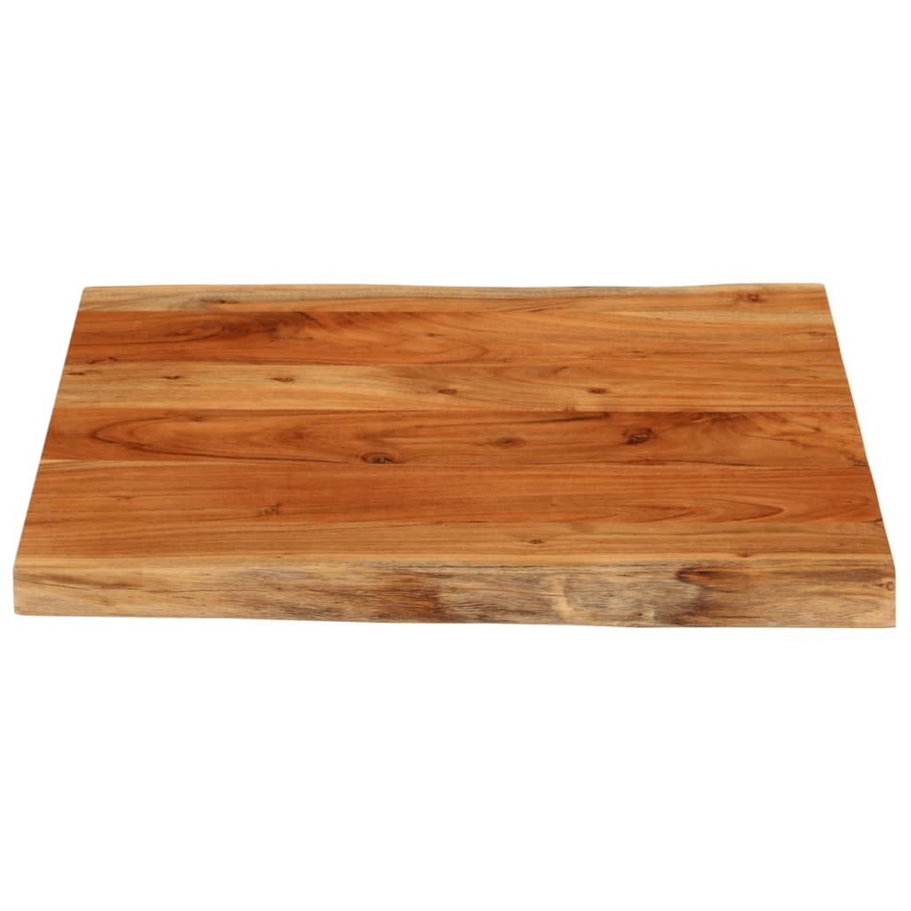 Tafelblad vierkant natuurlijke rand 40x40x3,8 cm acaciahout is nu te koop bij PeponiXL, paradijselijk wonen!