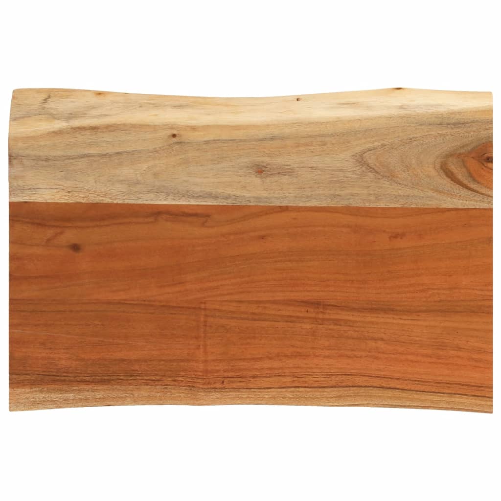 Tafelblad rechthoekig natuurlijke rand 50x40x3,8 cm acaciahout is nu te koop bij PeponiXL, paradijselijk wonen!