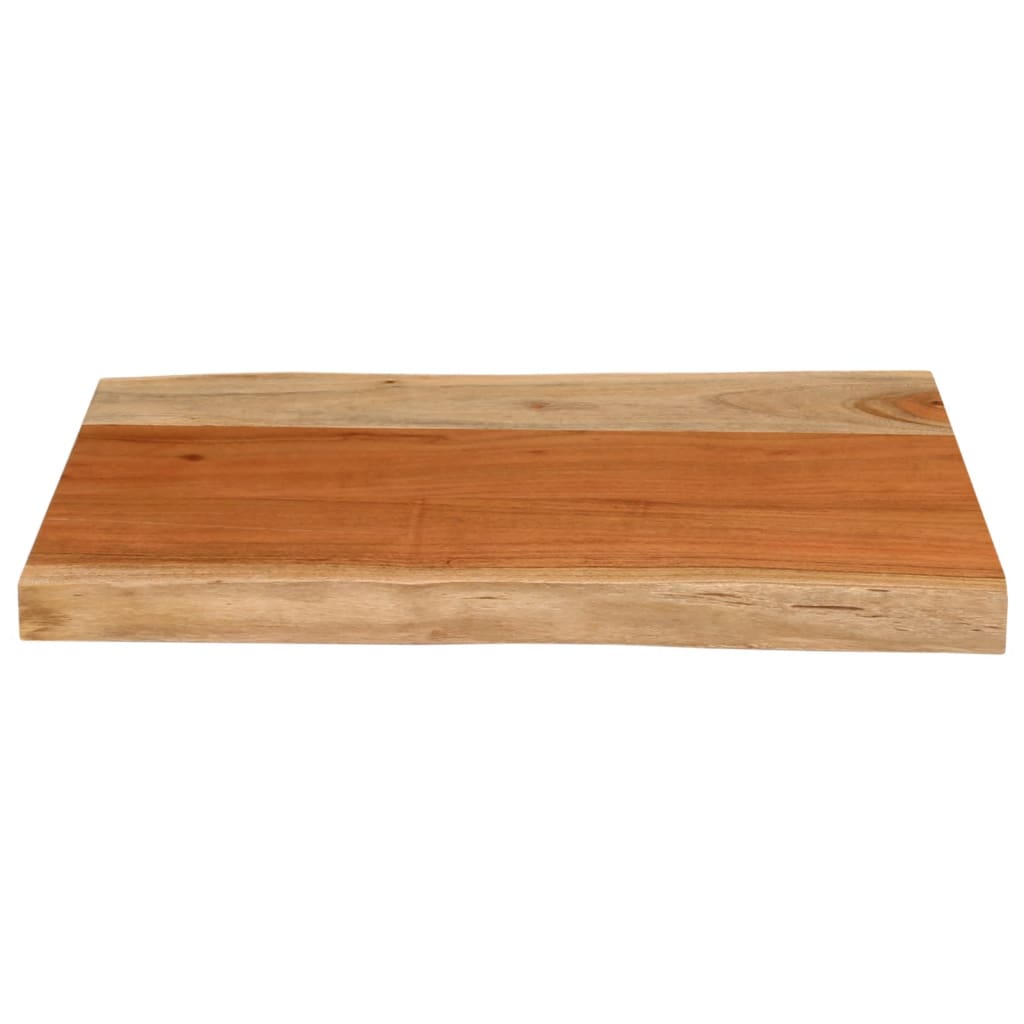 Tafelblad rechthoekig natuurlijke rand 50x40x3,8 cm acaciahout is nu te koop bij PeponiXL, paradijselijk wonen!