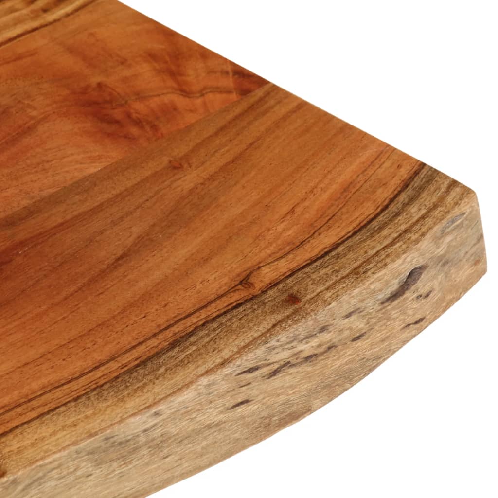 Tafelblad rechthoekig natuurlijke rand 50x40x3,8 cm acaciahout is nu te koop bij PeponiXL, paradijselijk wonen!