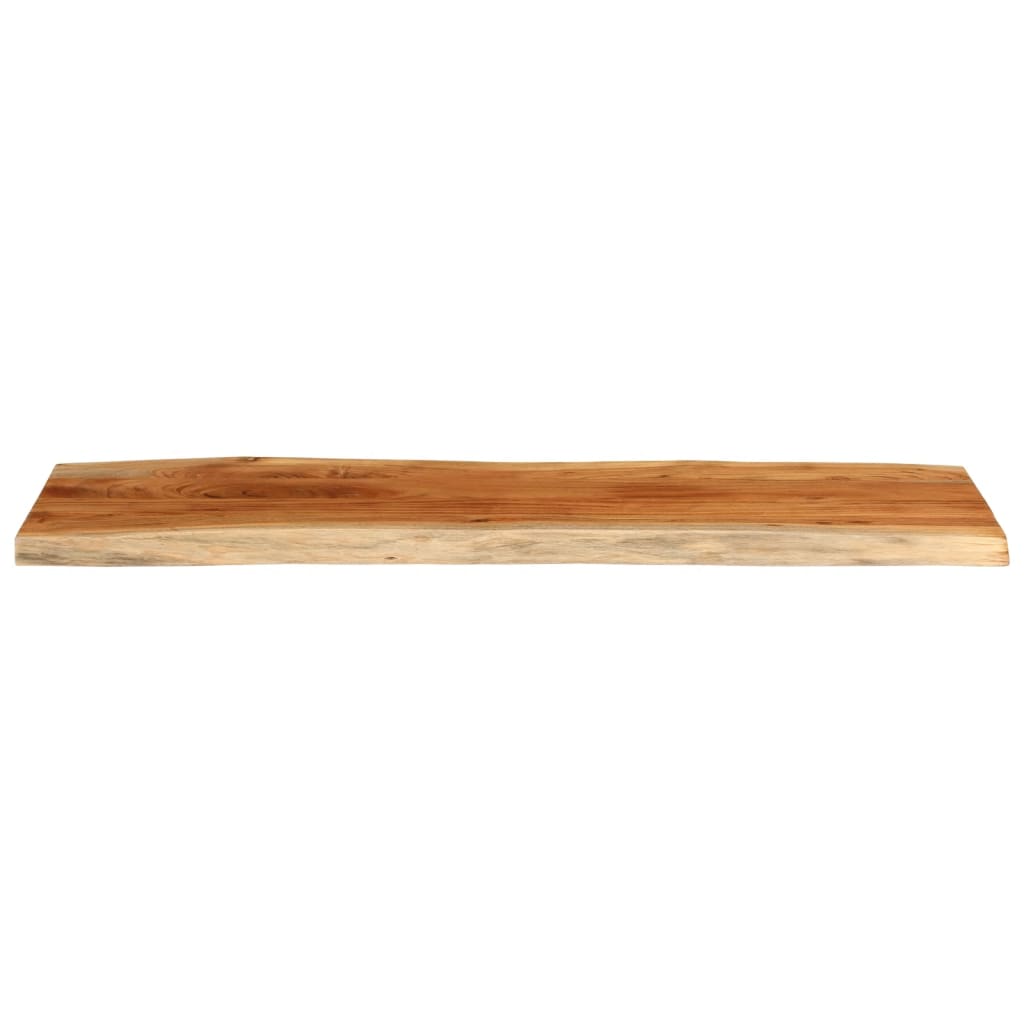 Tafelblad rechthoekig natuurlijke rand 110x40x3,8 cm acaciahout is nu te koop bij PeponiXL, paradijselijk wonen!