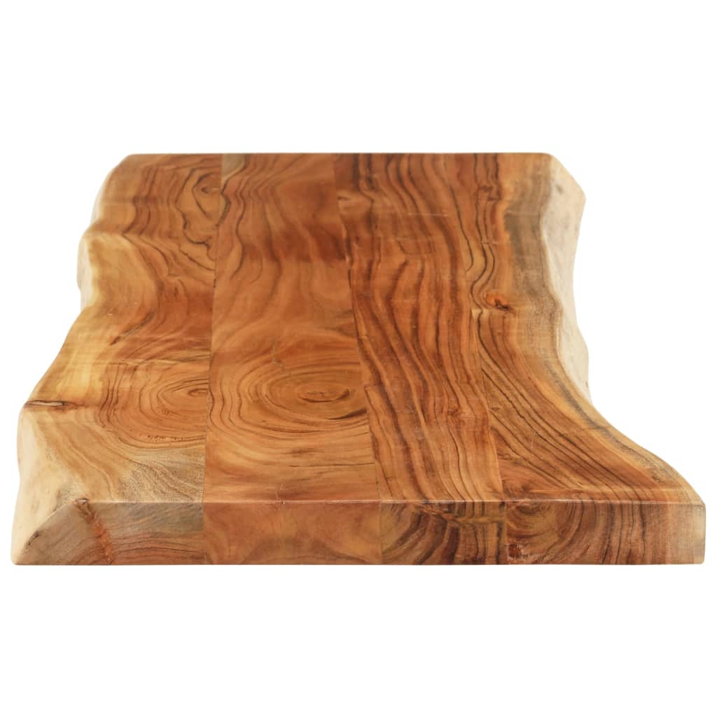 Tafelblad rechthoekig natuurlijke rand 110x40x3,8 cm acaciahout is nu te koop bij PeponiXL, paradijselijk wonen!