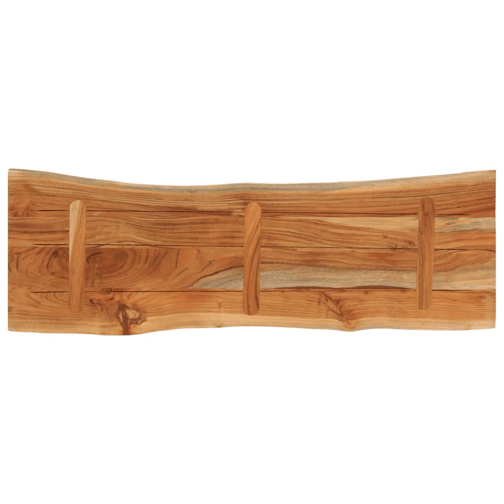 Tafelblad rechthoekig natuurlijke rand 110x40x3,8 cm acaciahout is nu te koop bij PeponiXL, paradijselijk wonen!