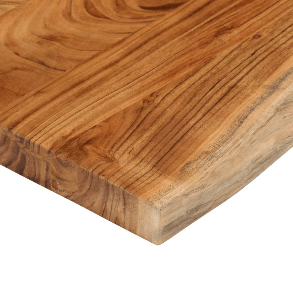 Tafelblad rechthoekig natuurlijke rand 110x40x3,8 cm acaciahout is nu te koop bij PeponiXL, paradijselijk wonen!