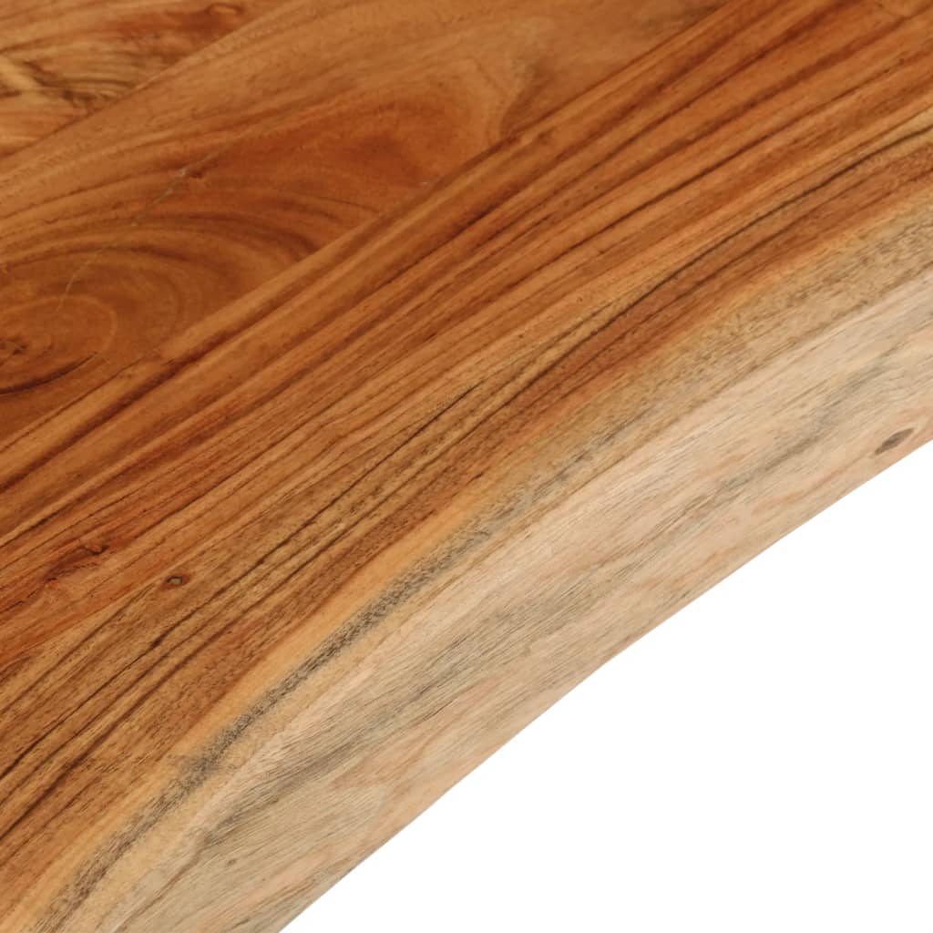 Tafelblad rechthoekig natuurlijke rand 110x40x3,8 cm acaciahout is nu te koop bij PeponiXL, paradijselijk wonen!