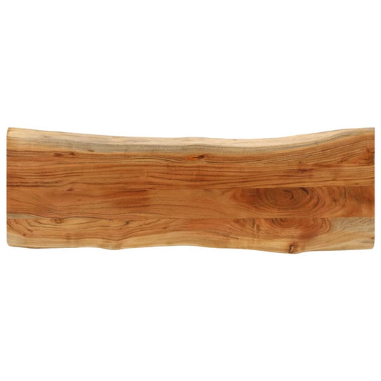 Tafelblad rechthoekig natuurlijke rand 120x40x3,8 cm acaciahout is nu te koop bij PeponiXL, paradijselijk wonen!