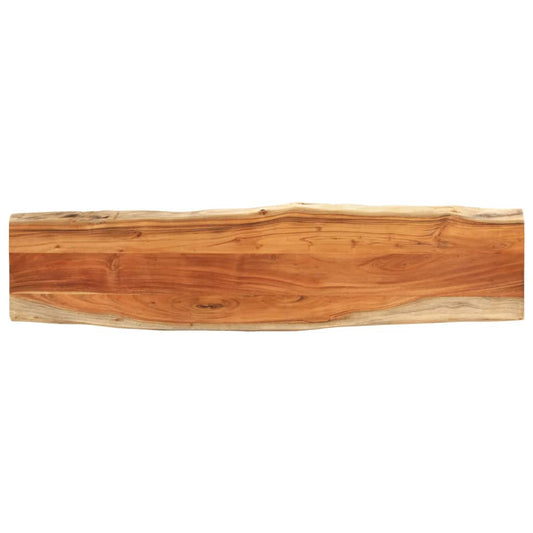Tafelblad rechthoekig natuurlijke rand 160x40x3,8 cm acaciahout is nu te koop bij PeponiXL, paradijselijk wonen!