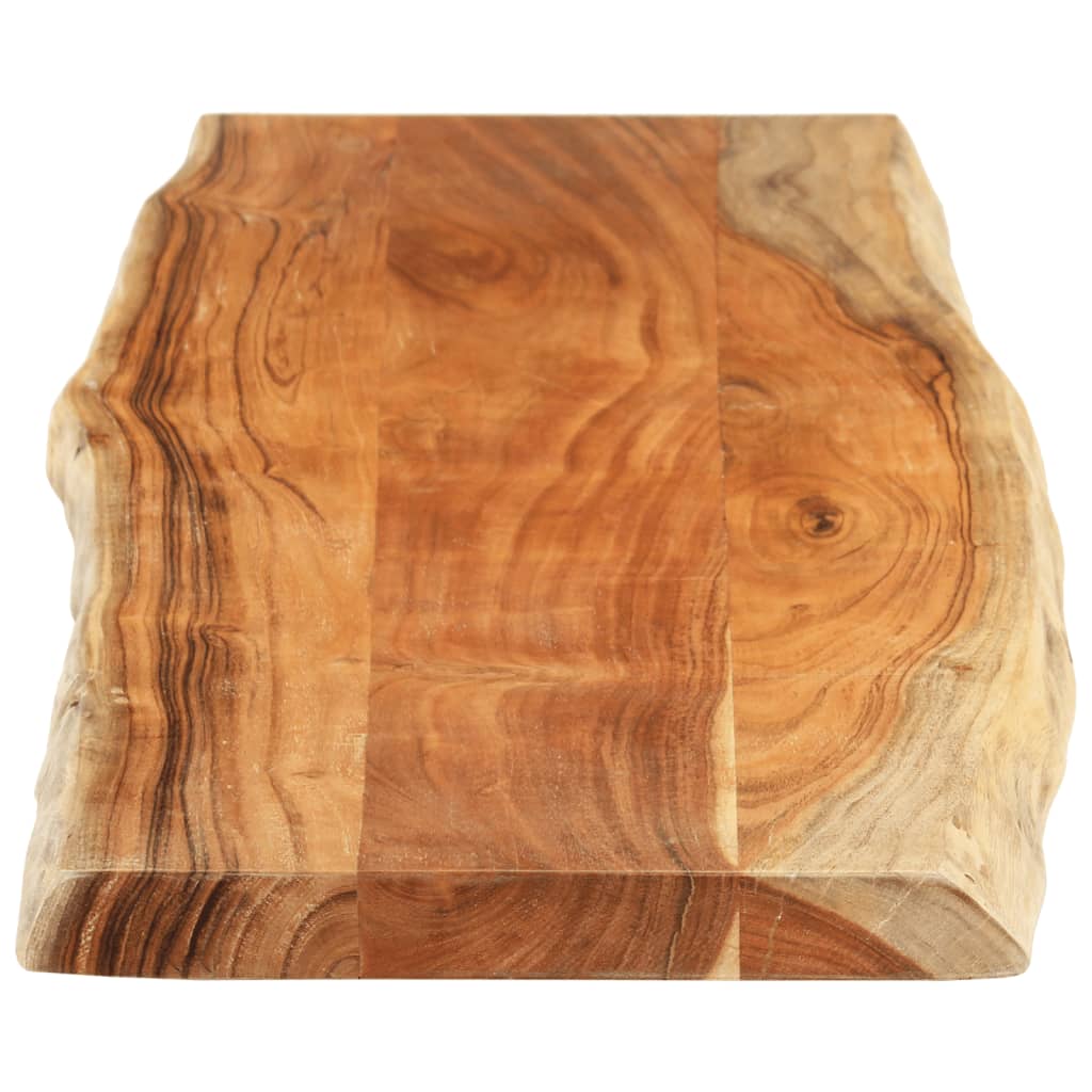 Tafelblad rechthoekig natuurlijke rand 180x40x3,8 cm acaciahout is nu te koop bij PeponiXL, paradijselijk wonen!