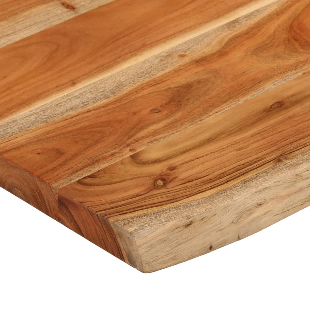 Tafelblad rechthoekig natuurlijke rand 80x60x3,8 cm acaciahout is nu te koop bij PeponiXL, paradijselijk wonen!