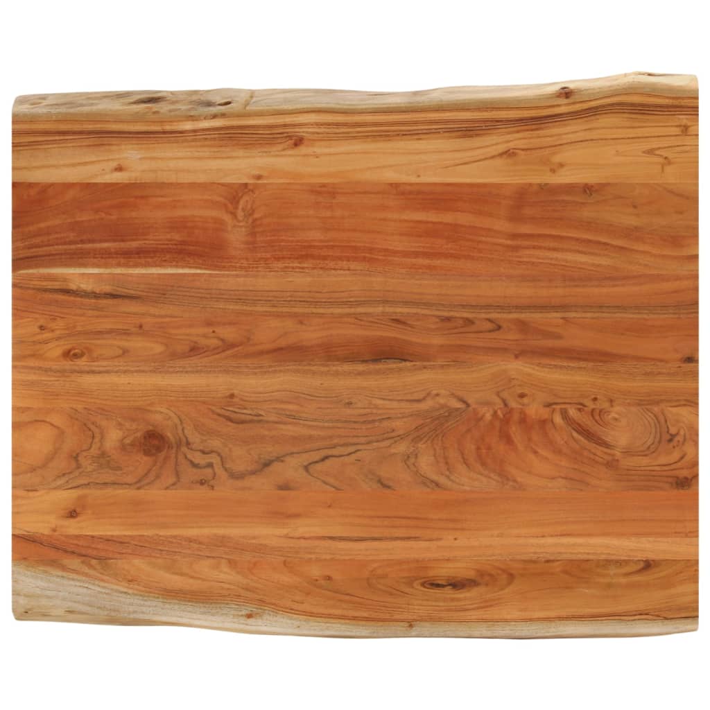 Tafelblad rechthoekig natuurlijke rand 110x80x3,8 cm acaciahout is nu te koop bij PeponiXL, paradijselijk wonen!