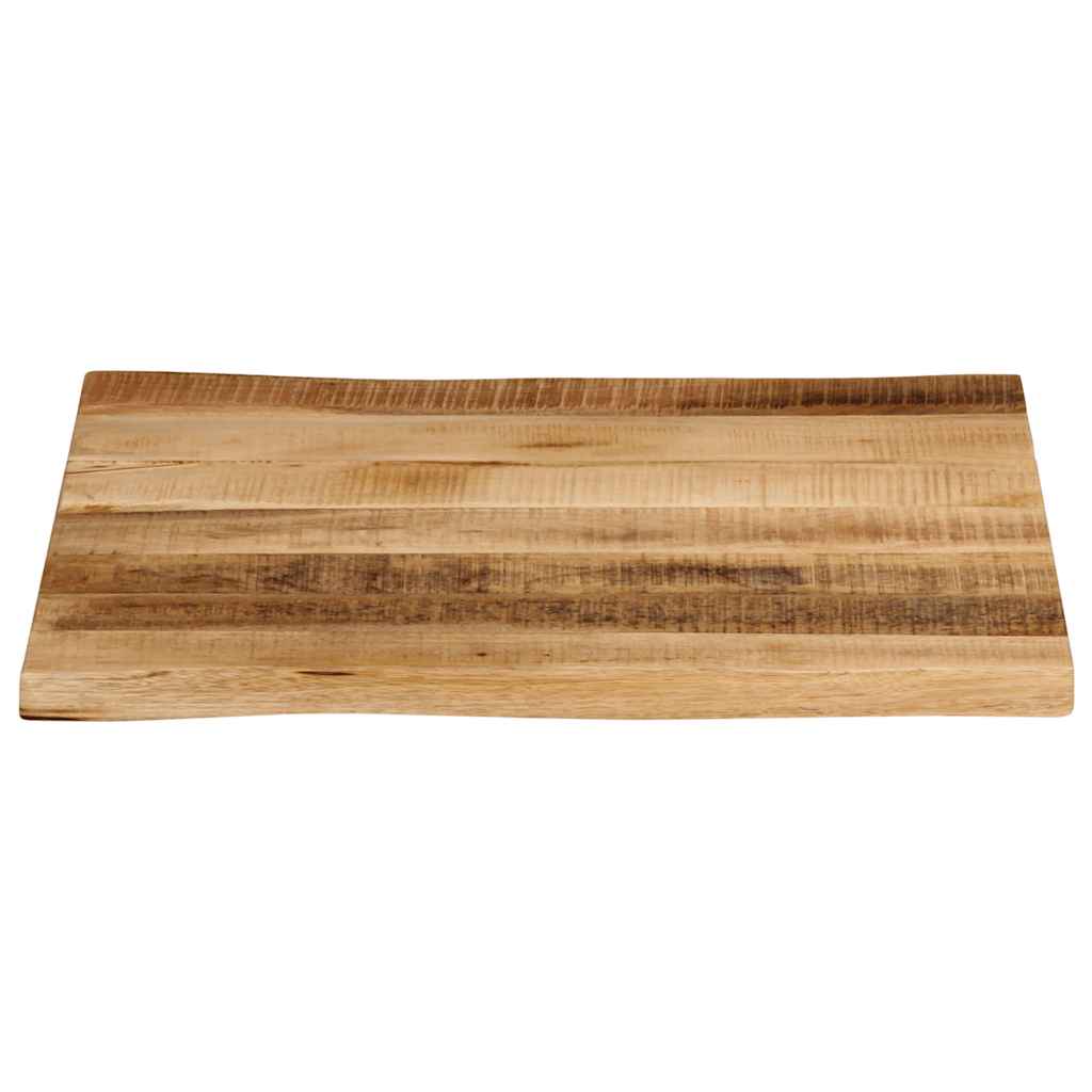 Tafelblad met natuurlijke rand 40x40x2,5 cm massief mangohout is nu te koop bij PeponiXL, paradijselijk wonen!