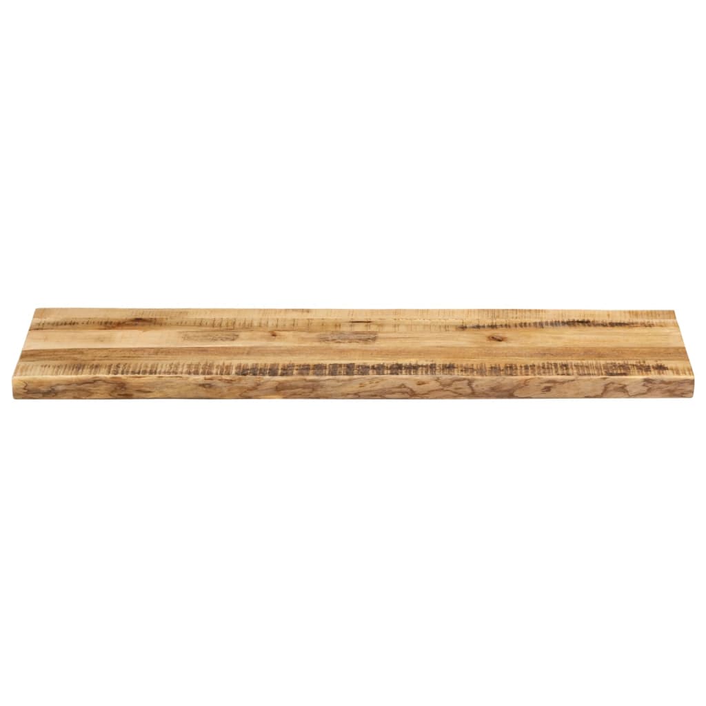 Tafelblad met natuurlijke rand 140x40x2,5 cm massief mangohout is nu te koop bij PeponiXL, paradijselijk wonen!