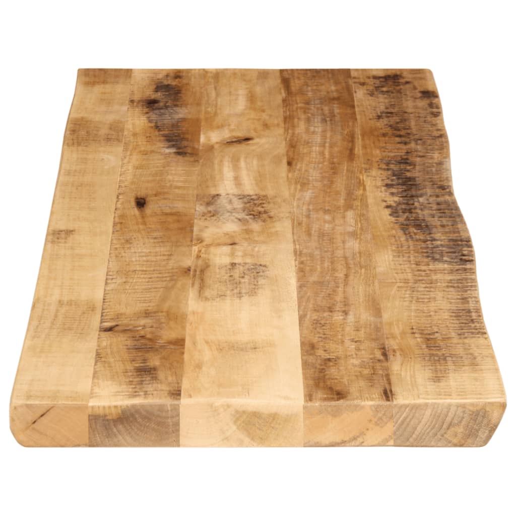 Tafelblad met natuurlijke rand 140x40x2,5 cm massief mangohout is nu te koop bij PeponiXL, paradijselijk wonen!