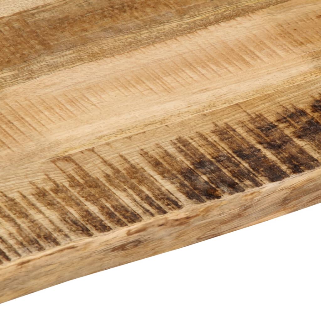 Tafelblad met natuurlijke rand 140x40x2,5 cm massief mangohout is nu te koop bij PeponiXL, paradijselijk wonen!